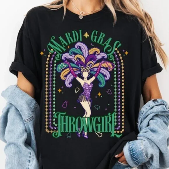 Fat Tuesday Festival Shirt, Graphics Unisex Tee - Picture 1 of 3